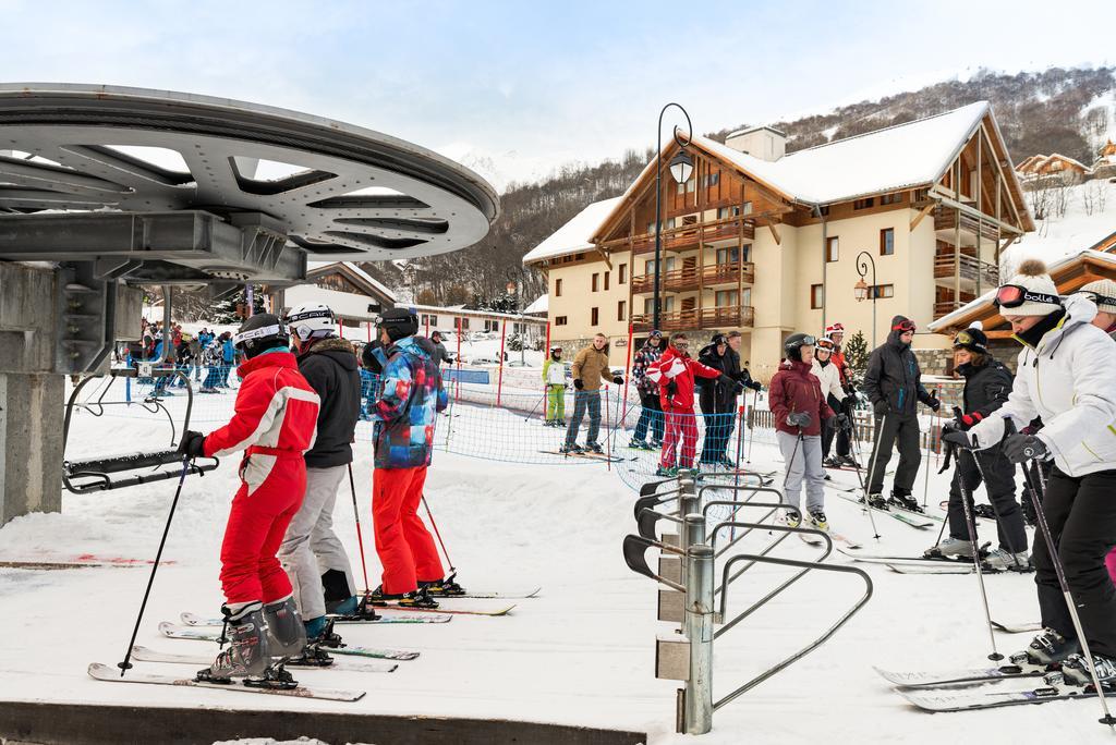 Lagrange Vacances Chalets Du Galibier Valloire Bagian luar foto